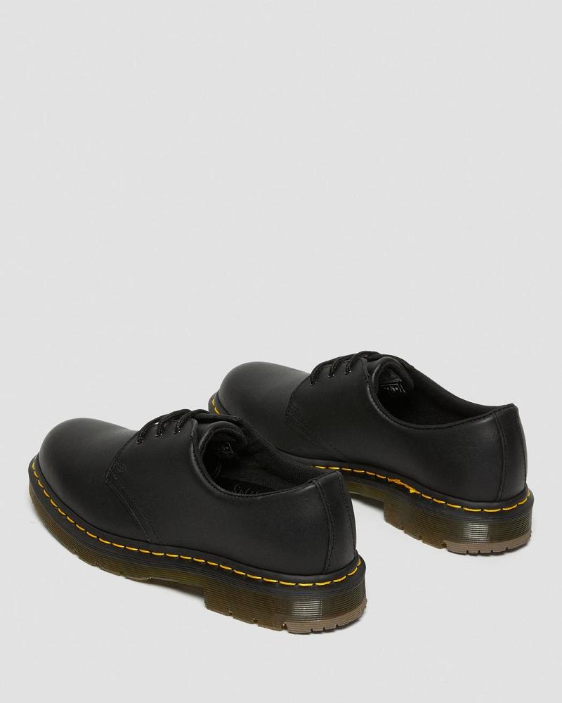 Dr Martens 1461 Slip Resistant Leren Oxford Schoenen Dames Zwart | NL 426EBC